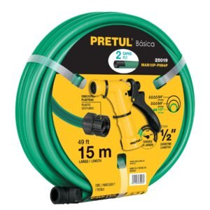 PALLET CON MANGUERA-2CAPAS CON PISTOLA PRETUL- 15M