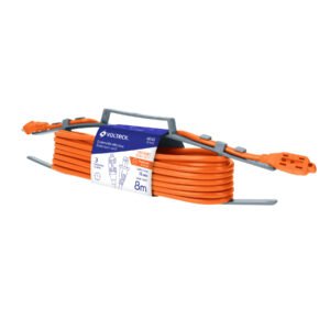 EXTENSION ELECTRICA DE USO RUDO 8 MTS