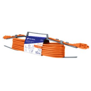EXTENCION ELECTRICA DE USO RUDO 10M 2 X 16 AWG, VOLTECK