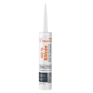 SELLADOR BLANCO 100% SILICON DE 280ML, TRUPER