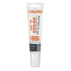 SELLADOR TRANSPARENTE 100% SILICON 85G, TRUPER