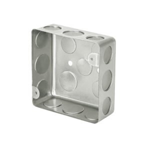 CAJA DE ACERO CUADRADA 4X4″ VOLTECK