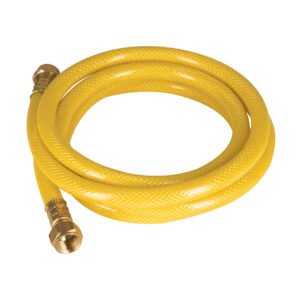 MANGUERA PARA GAS PVC AMARILLA 3/8″, FLARE 2M, FOSET