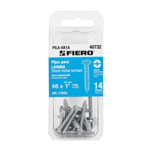 BLISTER CON 14 PIJAS PARA LAMINA #8 1″ FIERO