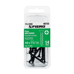 BLISTER CON 14 PIJAS MULTIUSOS, # 8 X 1 1/2″, FIERO