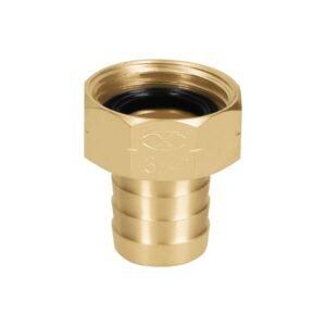 CONECTOR 3/4″HEMBRA DE LATON SOLIDO PARA MANGUERA, TRUPER