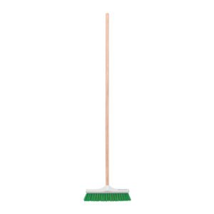 CEPILLO INDUSTRIAL CERDA RIGIDA DE 30CM, BASTON DE MADERA