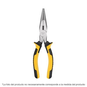 PINZA DE PUNTA Y CORTE 7″ MANGO COMFORT GRIP, PRETUL