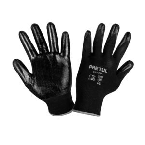 GUANTES DE NYLON RECUBIERTOS DE NITRILO G, PRETUL
