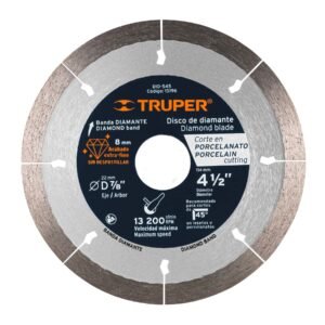 DISCO DE DIAMANTE DE 4-1/2″ X 1.3MM, CORTE DE PORCELANATO