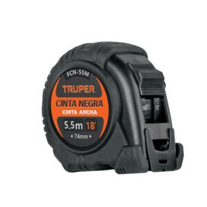 FLEXOMETRO CINTA NEGRA 5.5 MT TRUPER