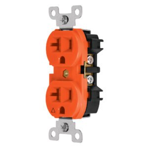 CONTACTO DUPLEX, TIERRA AISLADA, 20A, LINEA STANDARD