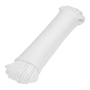 PIOLA DE POLIESTER DIAMANTE DE 6 MM X 30 M BLANCA FIERO