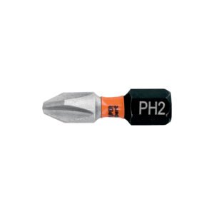 ESTUCHE CON 5 PUNTAS DE CRUZ PH2 DE IMPACTO LARGO 1″ TRUPER