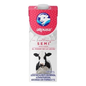 Leche Alpura Semi 1 l