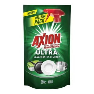 Lavatrastes en Spray Axion Ultra Rellena Pack 100% Efectivo Arrancagrasa 650 ml