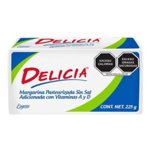 Margarina Delicia 32 pasteurizada sin sal 225 g