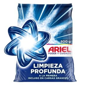 Detergente en Polvo Ariel Limpieza Profunda a la Primera Polvo Ultra Fino 800 g