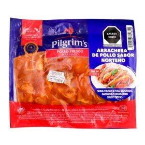 Arrachera de pollo Pilgrim’s sabor norteño 500 g