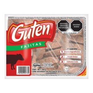 Fajitas Guten 20 de res en trozos 350 g