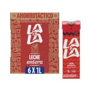 Leche Lala UHT entera 6 pack 1 l c/u