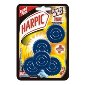 Pastilla para tanque Harpic power ultra 5 pzas de 45 g c/u