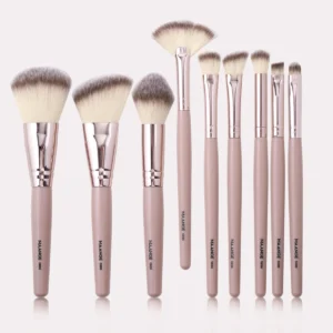MAANGE 9Pcs Makeup Brush Set Professional Cosmetics Foundation Brush Blending Beauty Tools Dense Soft Bristle Brushes