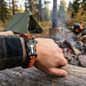 Supervivencia con Pedernal – Pulsera Paracord