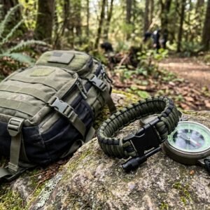 Supervivencia con Silbato – Pulsera Paracord