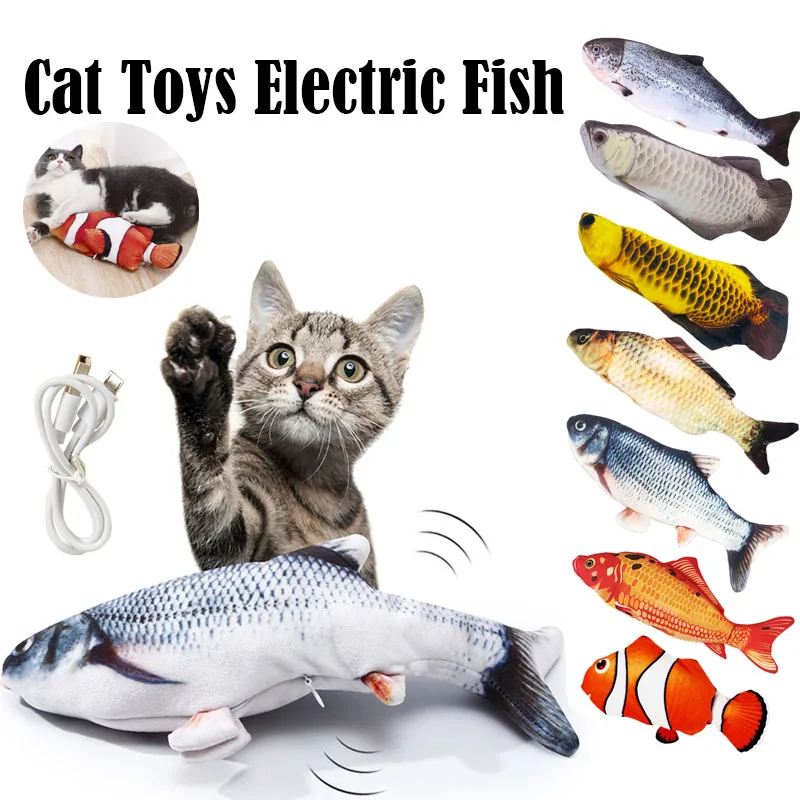 Pez Eléctrico Juguete Gato USB