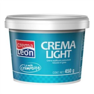 Crema León light baja en grasa 450 ml