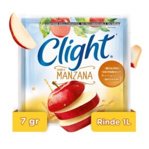 Polvo para preparar bebida Clight sabor a manzana 7 g