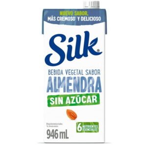 Bebida vegetal Silk sabor almendra sin azúcar 946 ml