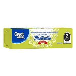 Mantequilla Great Value sin sal en barra 90 g