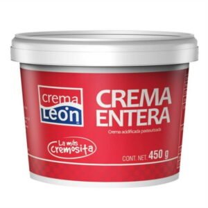 Crema León entera 450 ml