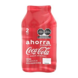 Refresco Coca Cola Coca Cola 2 piezas de 1.75 l