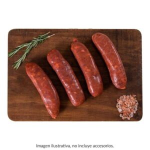 Chorizo de cerdo por kilo peso aprox por charola 500 g