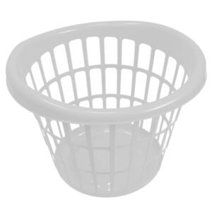 Cesta para Ropa Plastic Trends Tulipan 28 L Blanco