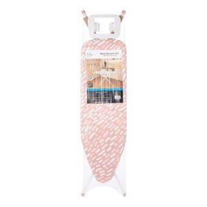 Burro para Planchar Mainstays Base Malla Metal 114 cm Funda Rosa