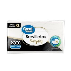 Servilletas Great Value Everyday 200 pzas