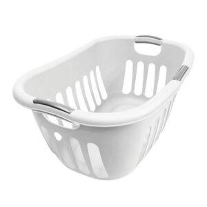 Cesta para Ropa Plastic Trends Primavera Blanco 54 Litros