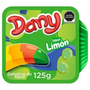 Gelatina de agua Dany sabor limón 125 g