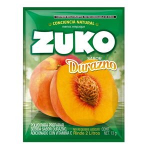 Bebida en polvo Zuko sabor durazno 13 g
