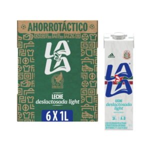 Leche Lala UHT deslactosada light 6 pack 1 l c/u