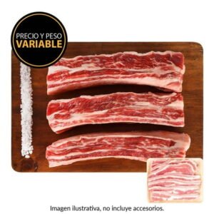 Costilla para asar de res por kg congelado peso aprox por charola 700 a 800 g