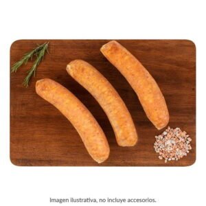 Chorizo de cerdo argentino por kilo peso aprox por charola 600 a 700 g
