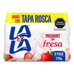 Yoghurt bebible Lala fresa 8 pack de 220 g c/u