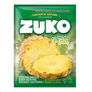 Bebida en polvo Zuko sabor pina 13 g