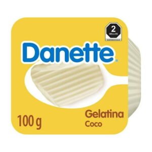 Gelatina a base de leche Danette sabor coco 100 g
