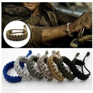 Pulsera de Paracord Ajustable Rojo – 550